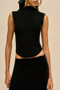 ROMMA KNIT TOP - BLACK
