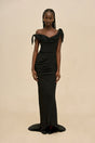 NYSA GOWN - BLACK