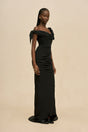 NYSA GOWN - BLACK