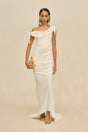 NYSA GOWN - OFF WHITE
