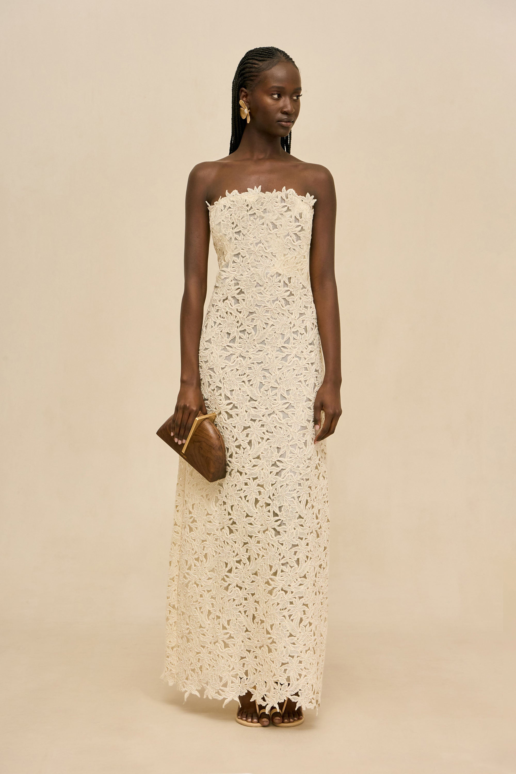 FLORENNE GOWN - OFF WHITE