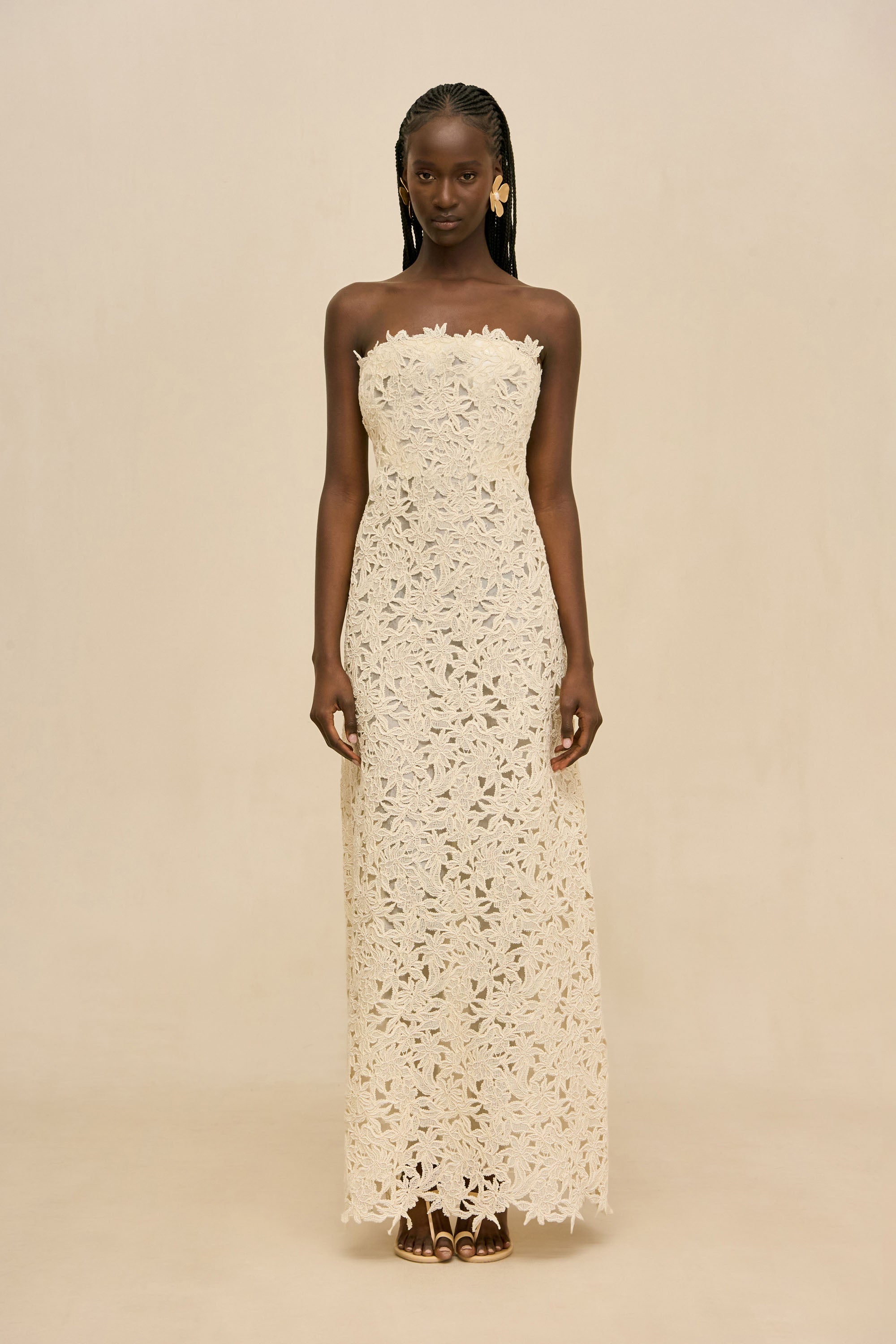 FLORENNE GOWN - OFF WHITE