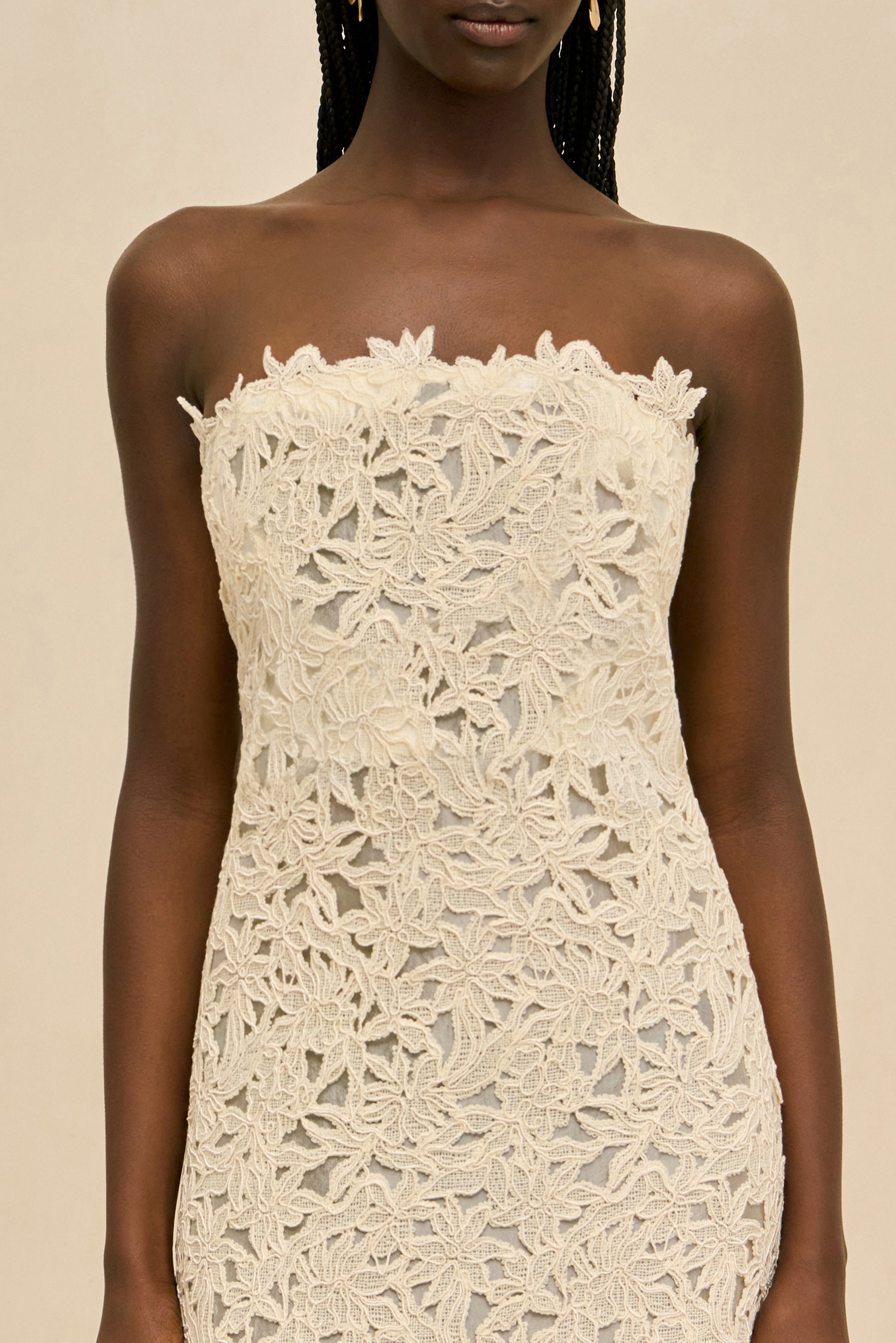 FLORENNE GOWN - OFF WHITE