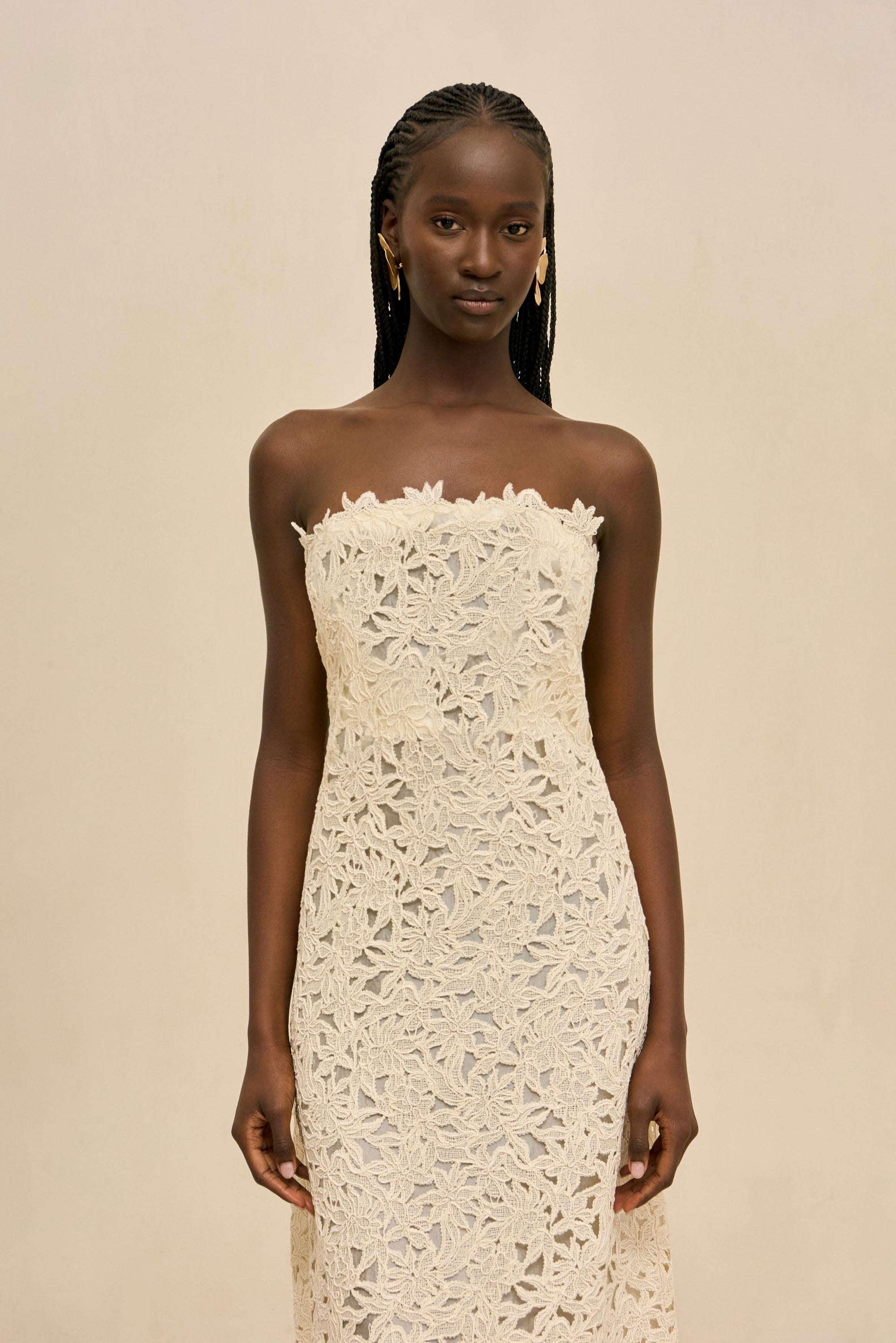 FLORENNE GOWN - OFF WHITE