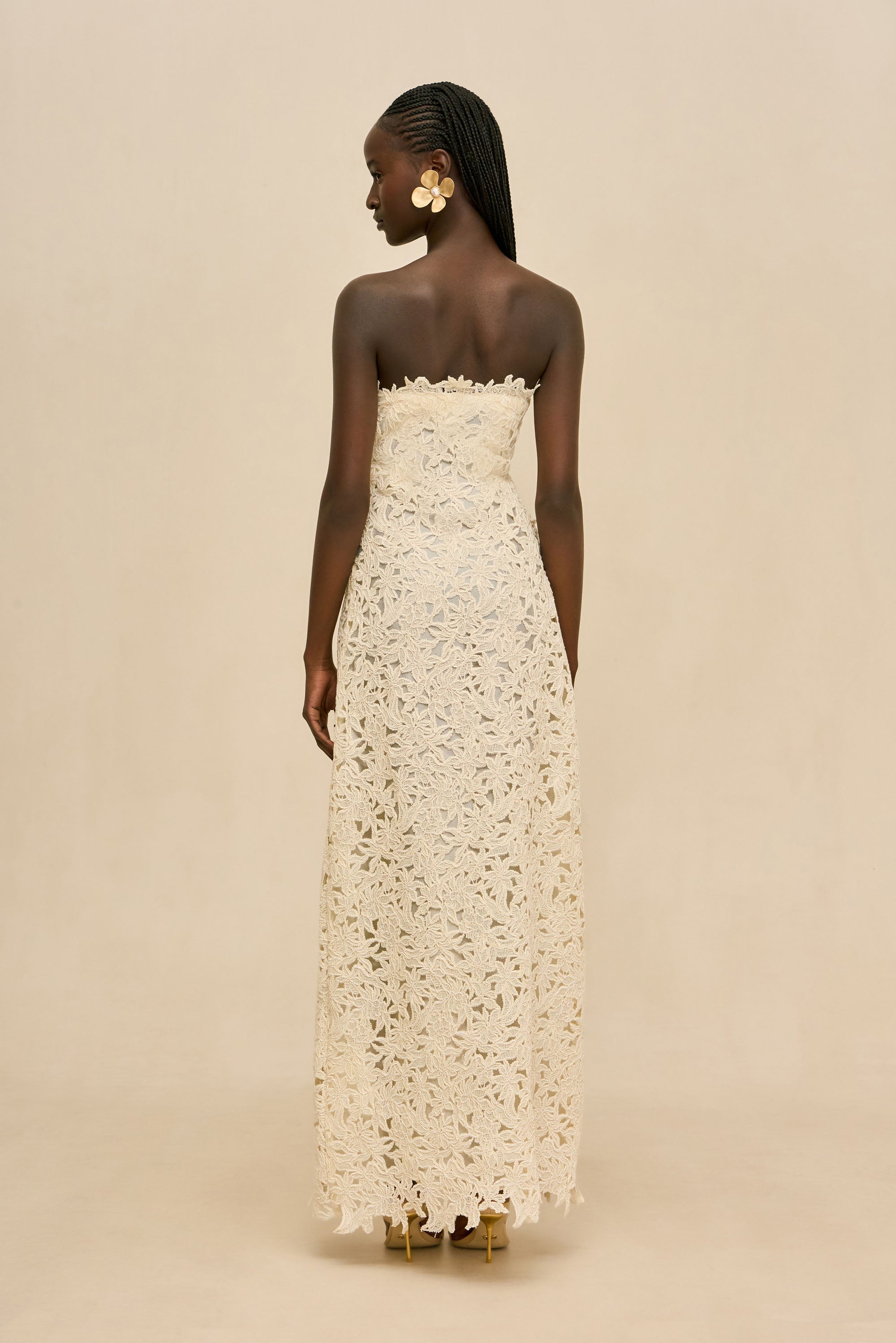 FLORENNE GOWN - OFF WHITE