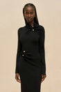 VERA KNIT DRESS - BLACK