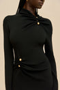 VERA KNIT DRESS - BLACK