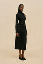 VERA KNIT DRESS - BLACK