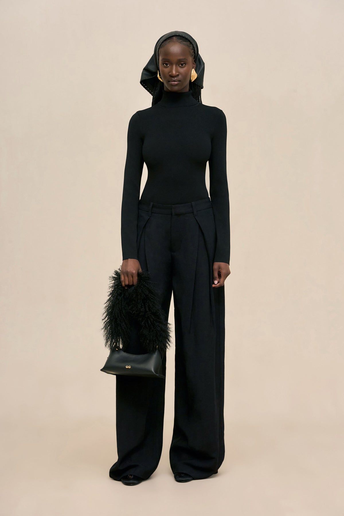 DENIZ KNIT TOP - BLACK