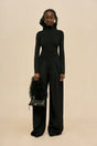 OSA SHOULDER BAG - BLACK SHEARLING