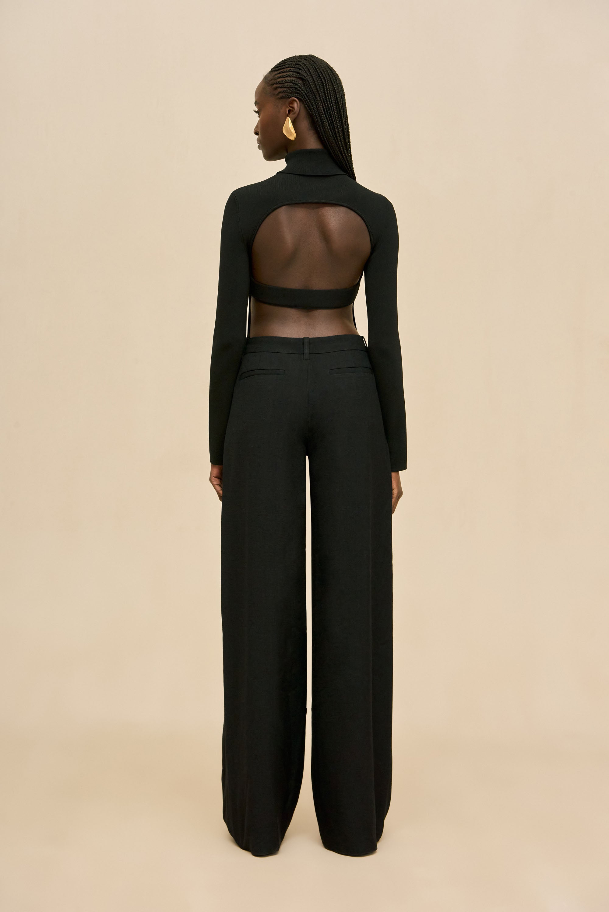 DENIZ TOP - BLACK