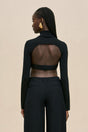 DENIZ KNIT TOP - BLACK