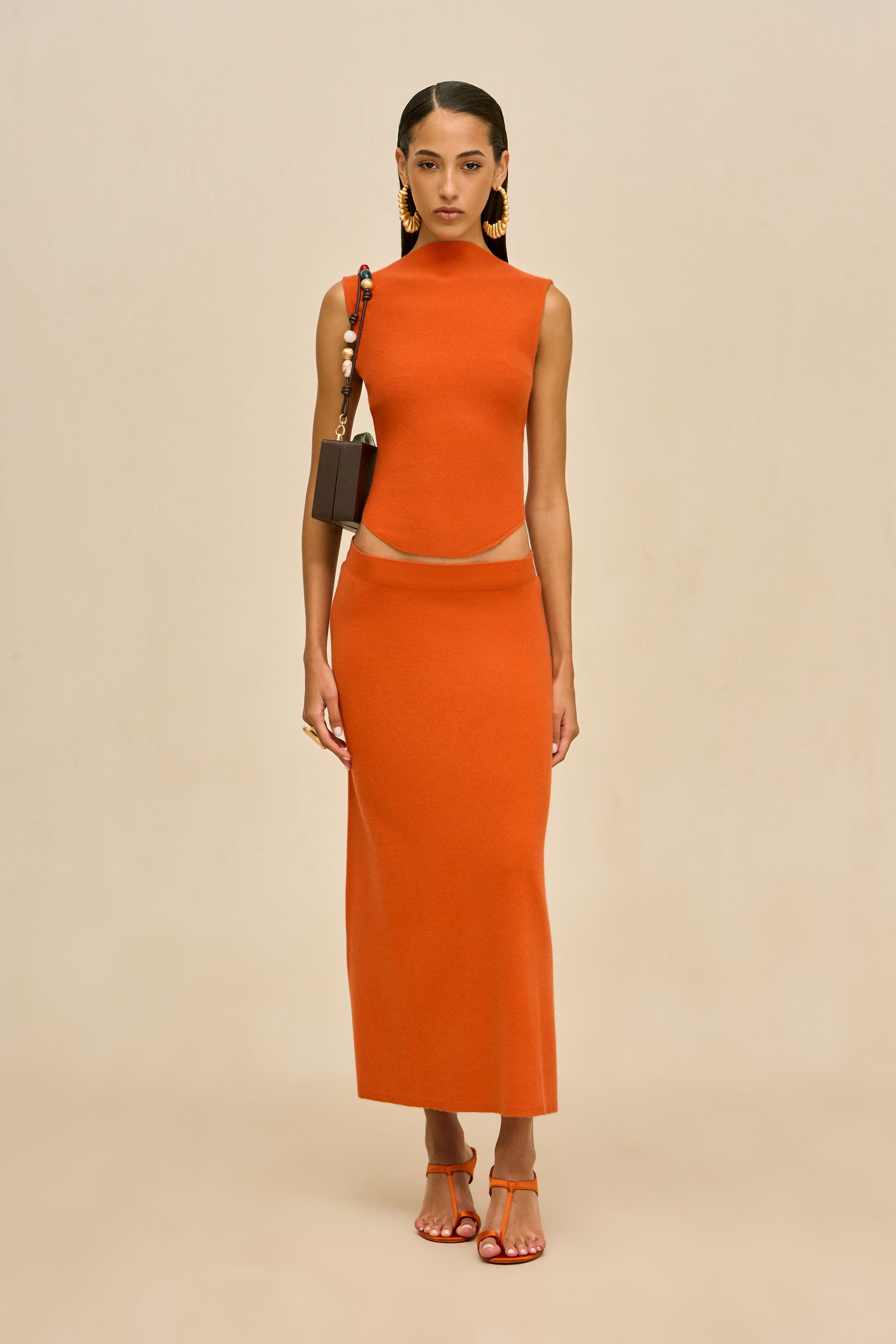 ROMMA KNIT TOP - PEPPER