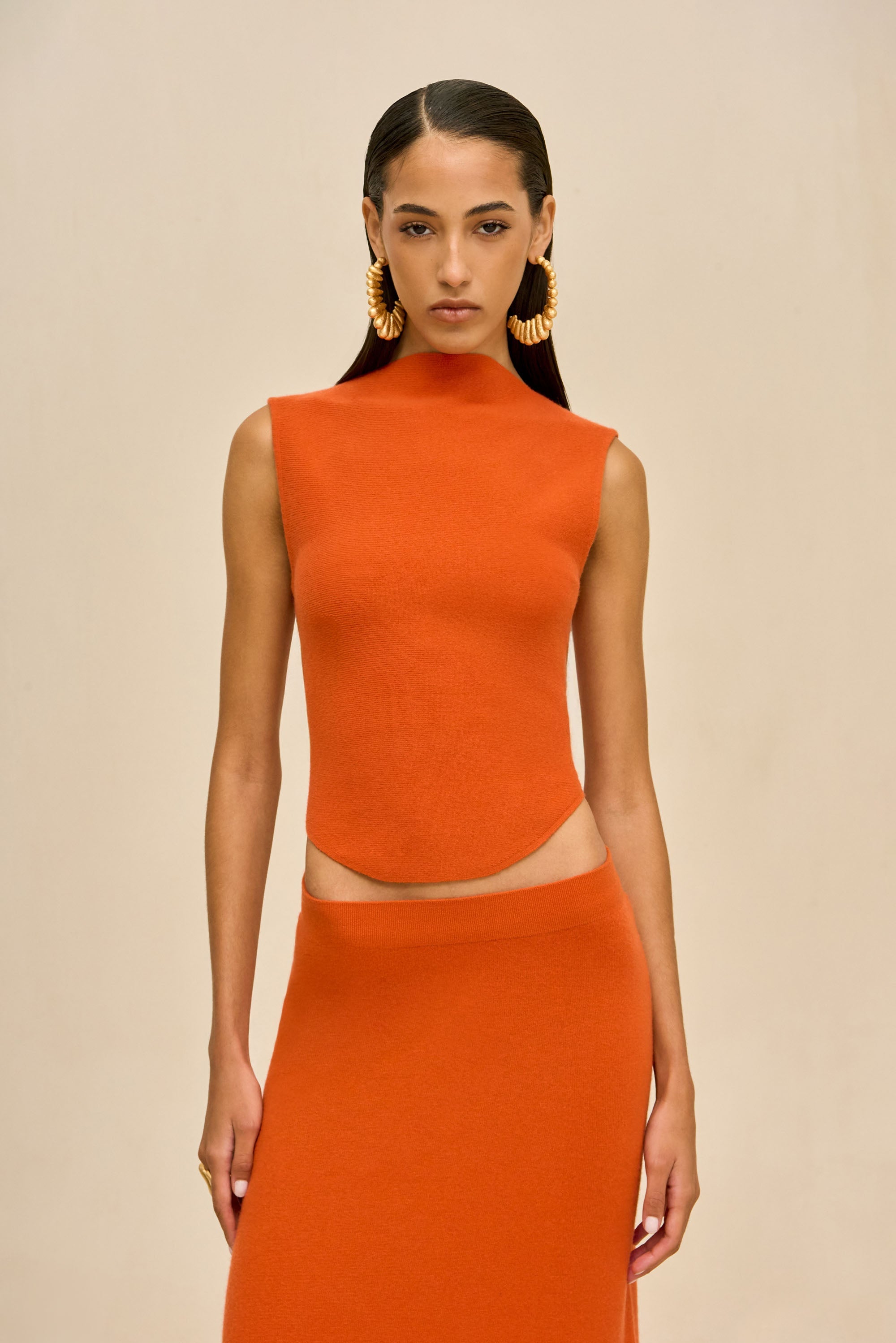 ROMMA KNIT TOP - PEPPER