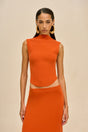 ROMMA KNIT TOP - PEPPER