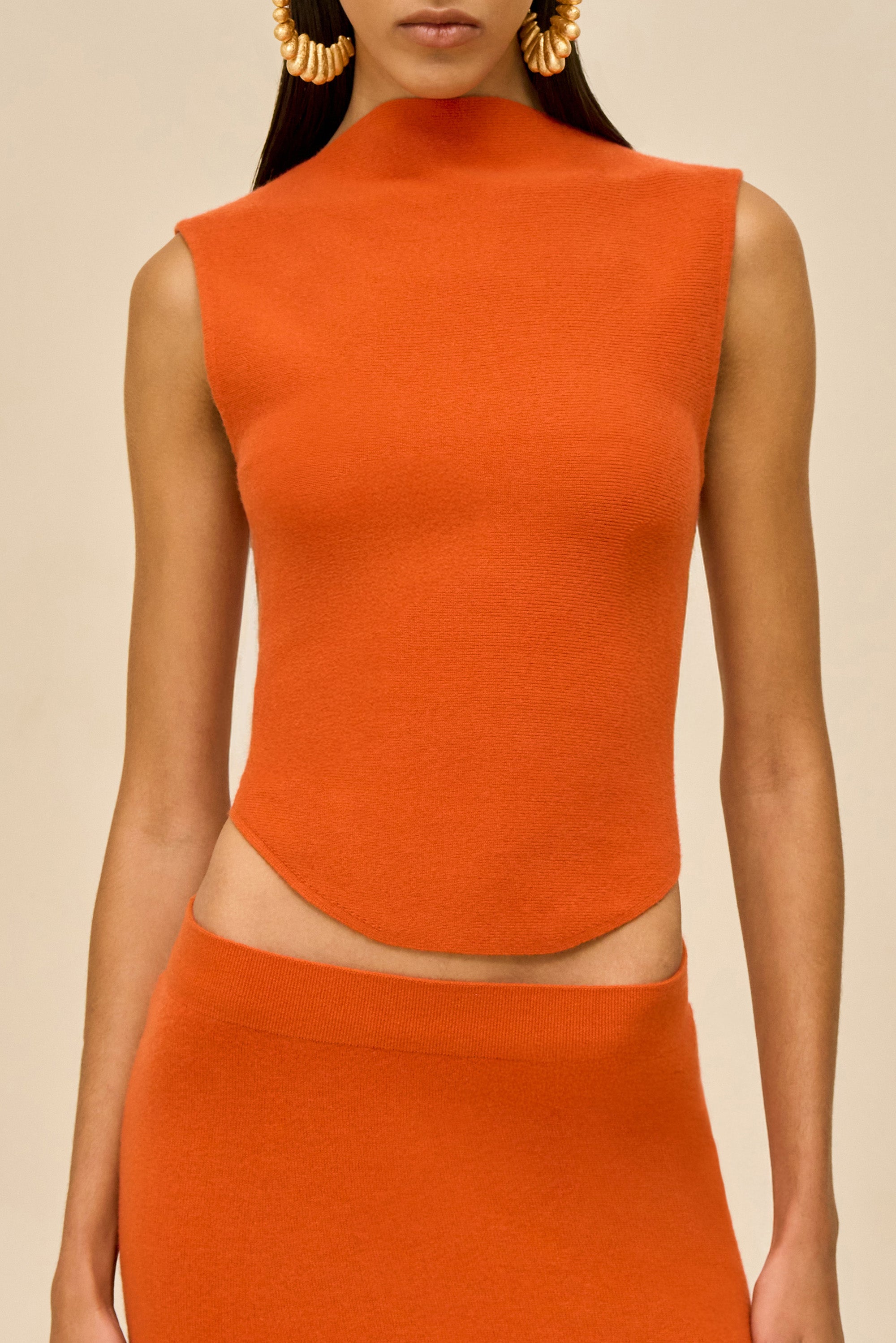 ROMMA KNIT TOP - PEPPER