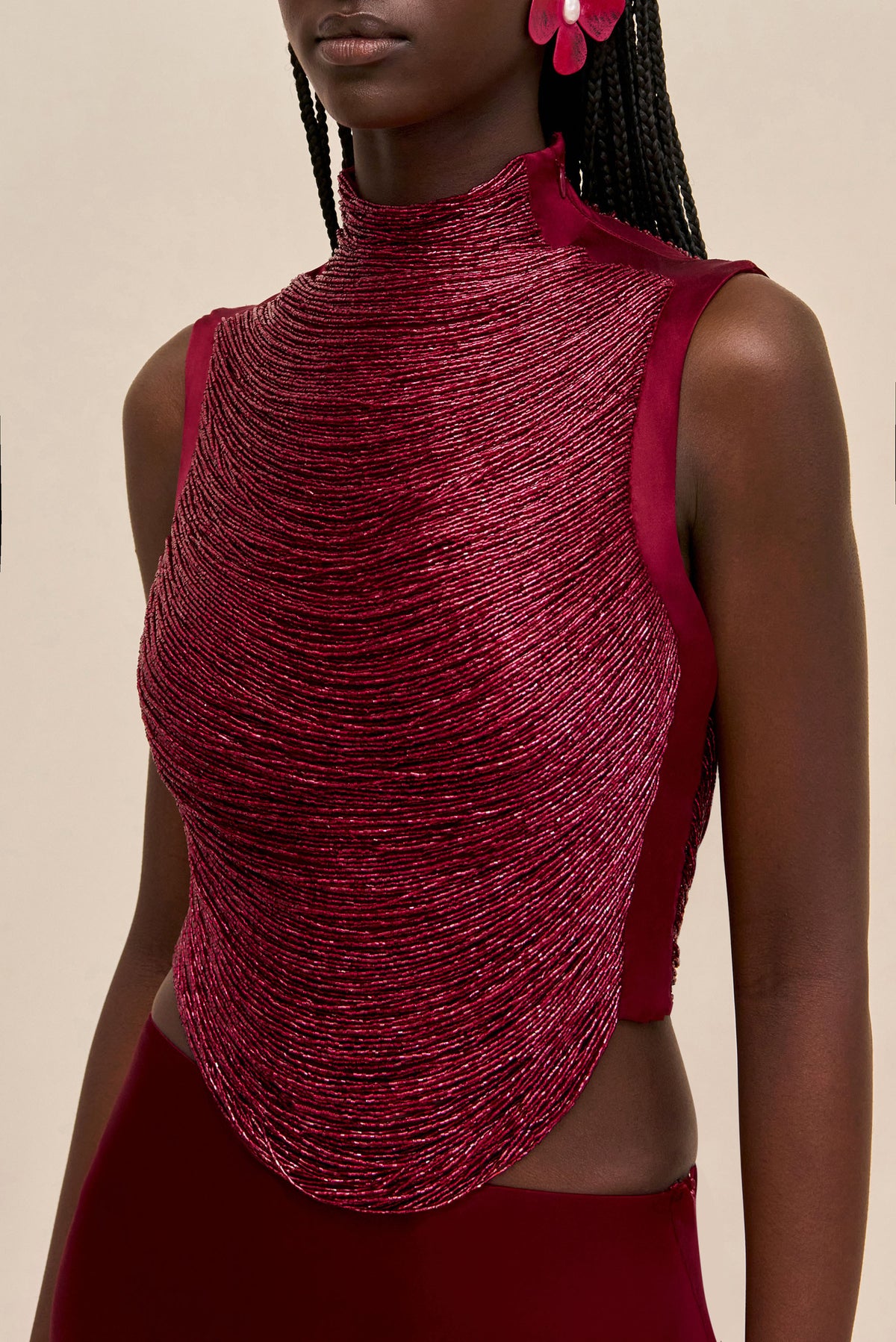 TARAJI TOP - WINTER PLUM