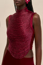 TARAJI TOP - WINTER PLUM