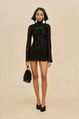 JEMMA CROCHET DRESS - BLACK