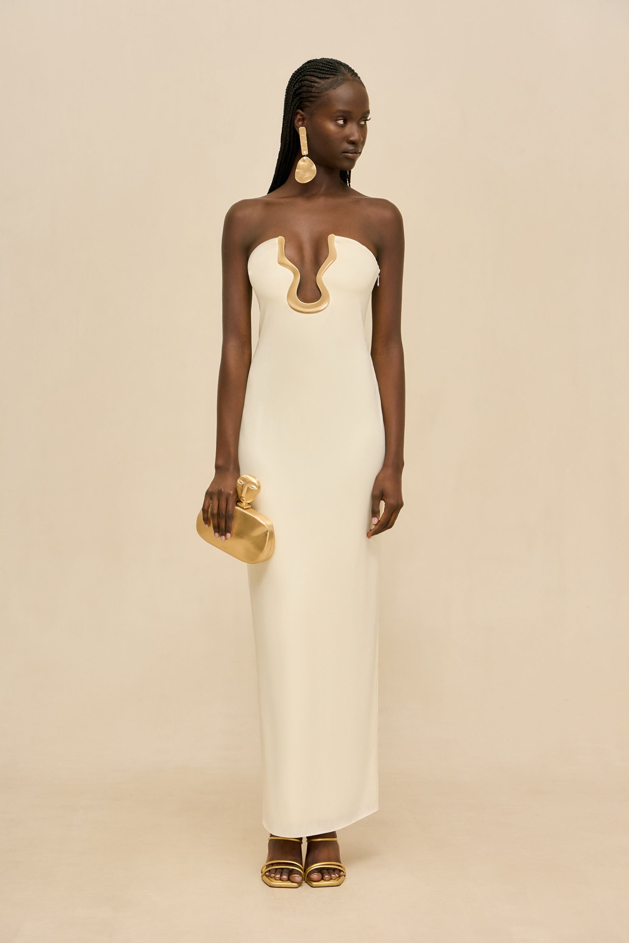 ABRIL GOWN - OFF WHITE