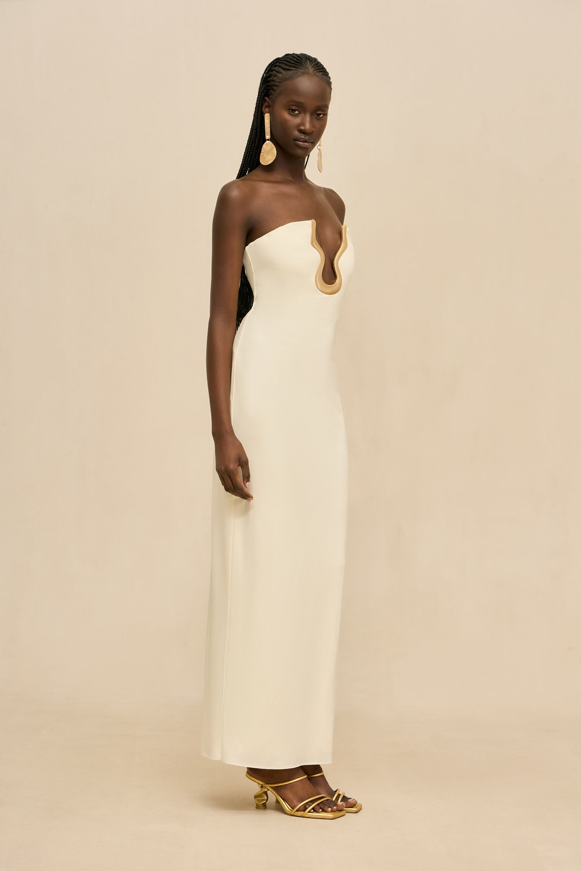 ABRIL GOWN - OFF WHITE