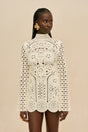 JEMMA CROCHET DRESS - OFF WHITE