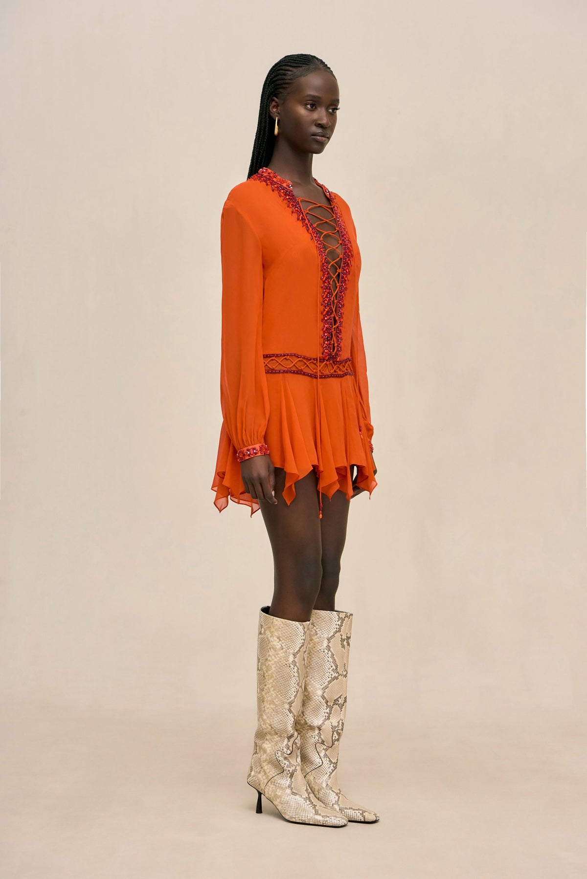 MIMAS DRESS - PEPPER