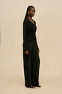 MATTEA KNIT TOP - BLACK
