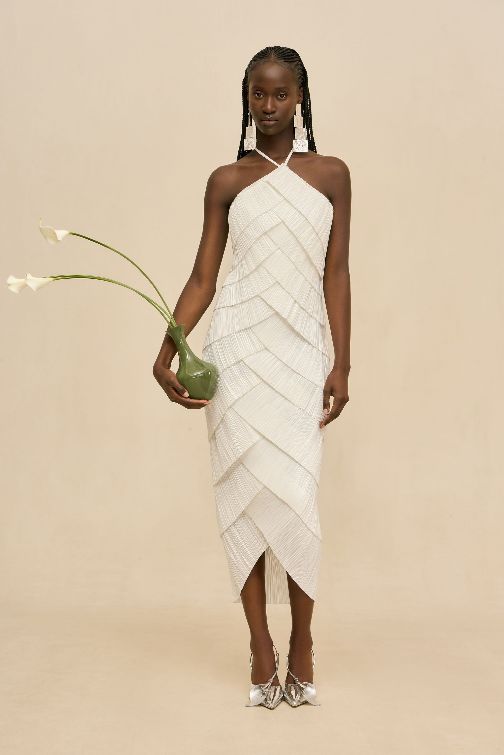 PATRIZIA DRESS - OFF WHITE
