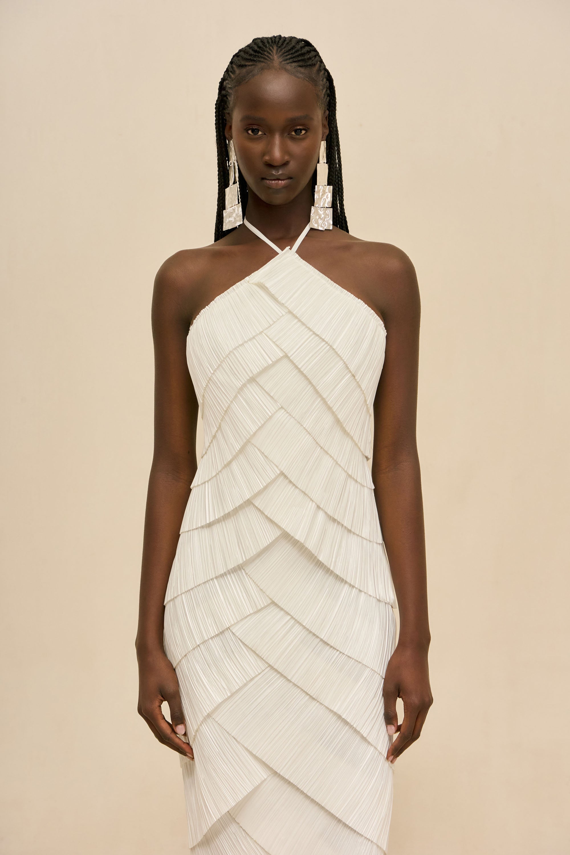 PATRIZIA DRESS - OFF WHITE