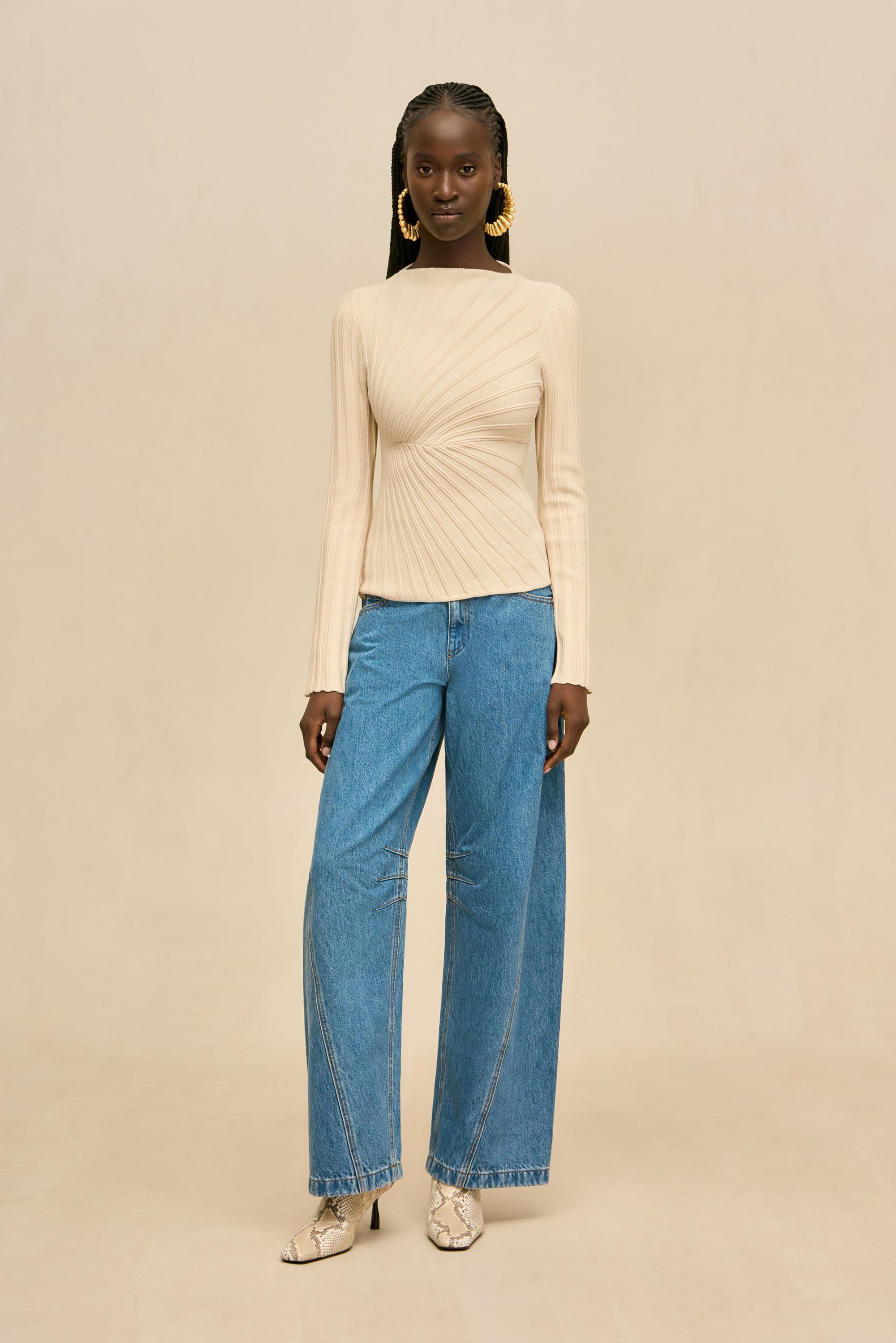 ANBER PANT - STONE WASH