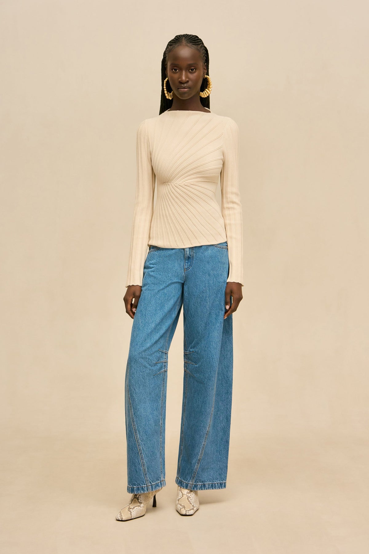ANBER PANT - STONE WASH