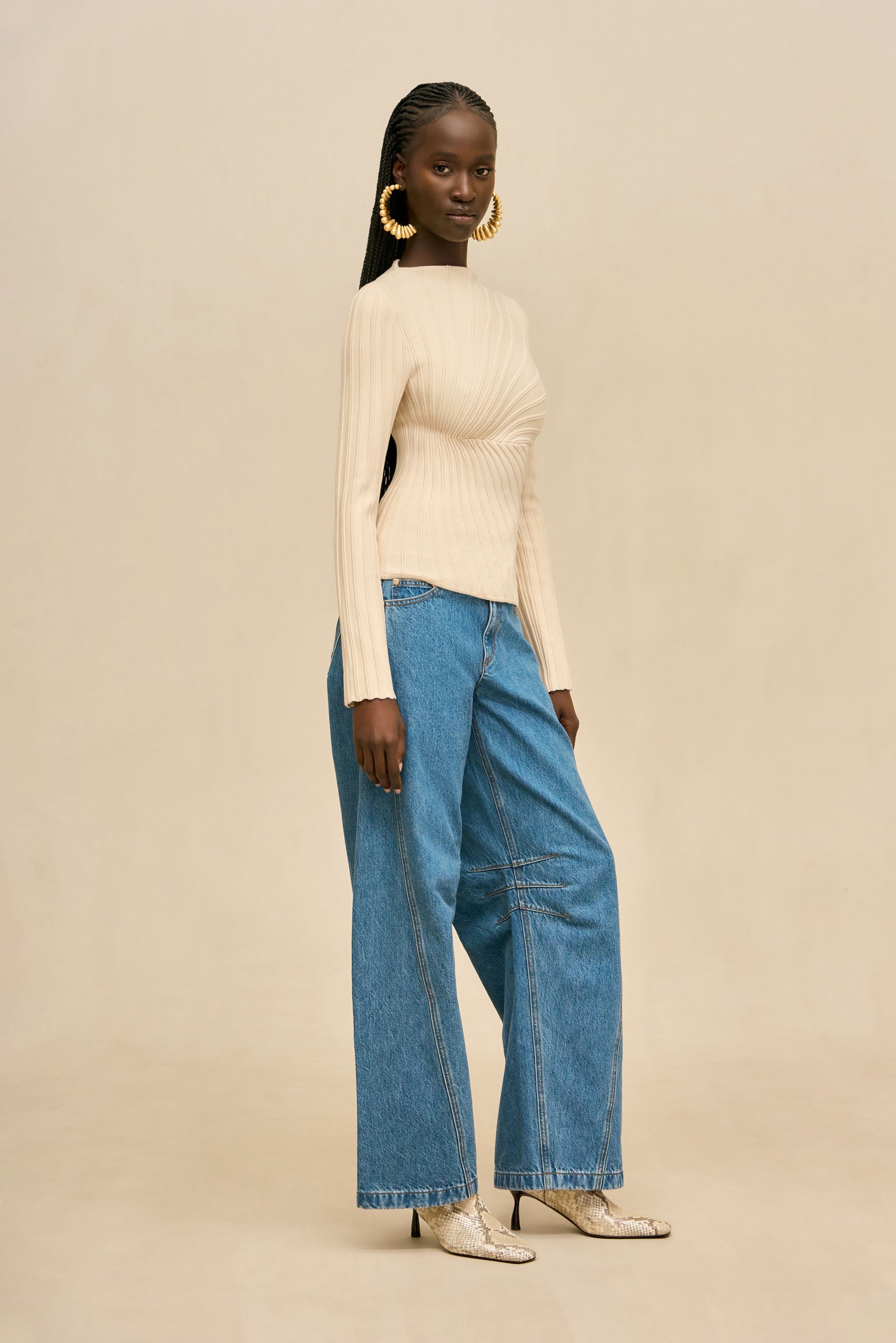 ANBER PANT - STONE WASH