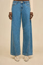 ANBER DENIM PANT - STONE WASH