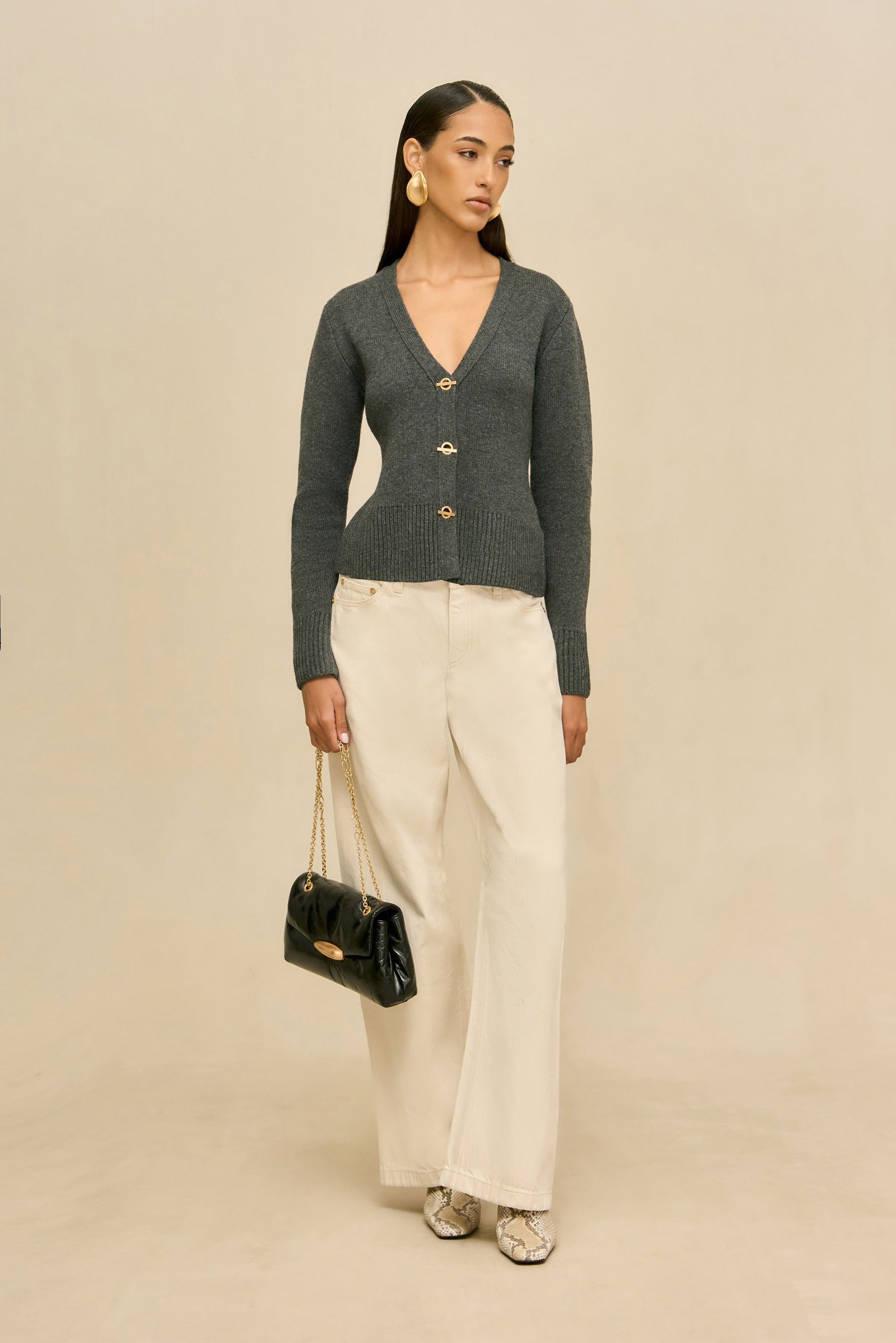 JOSIA SWEATER - ROCK ASH