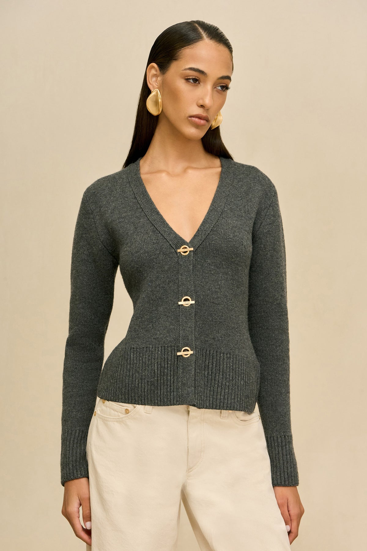 JOSIA SWEATER - ROCK ASH