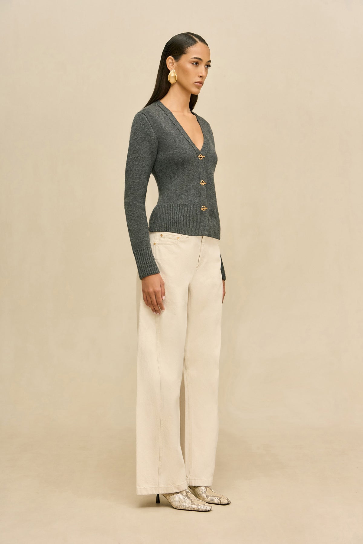 JOSIA SWEATER - ROCK ASH