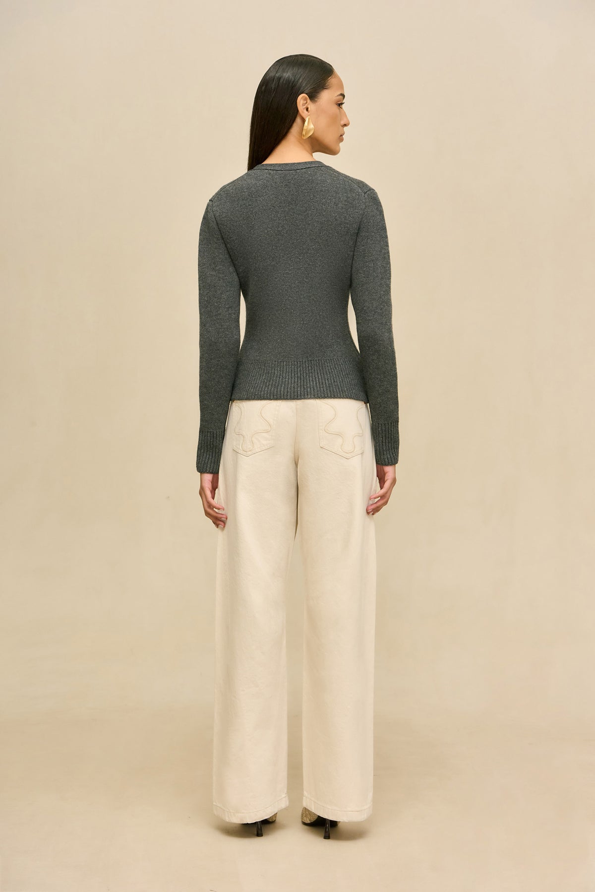 JOSIA SWEATER - ROCK ASH