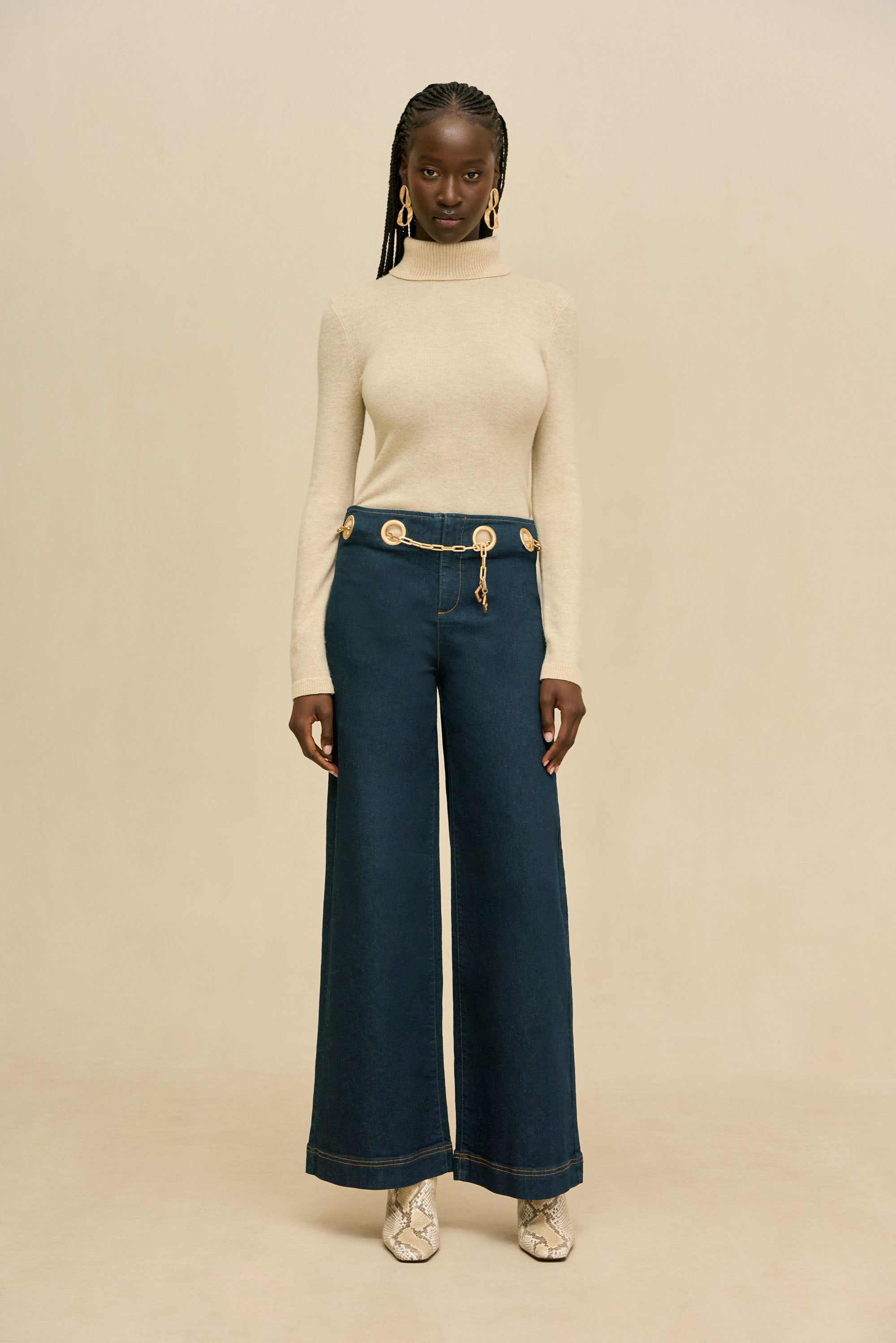 SYDNEY PANT - INDIGO KHAKI