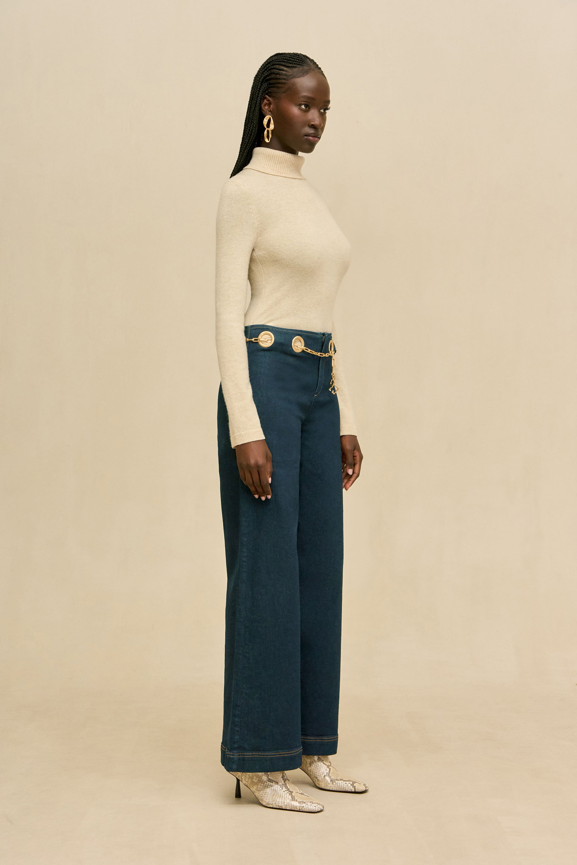 SYDNEY PANT - INDIGO KHAKI