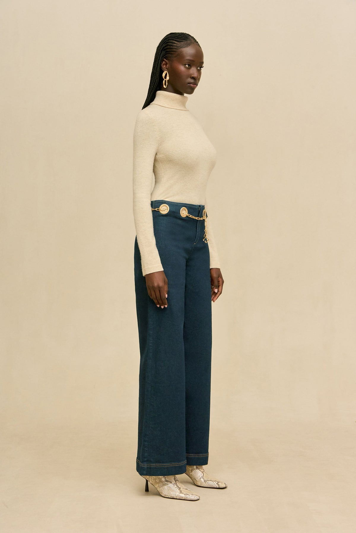 SYDNEY PANT - INDIGO KHAKI