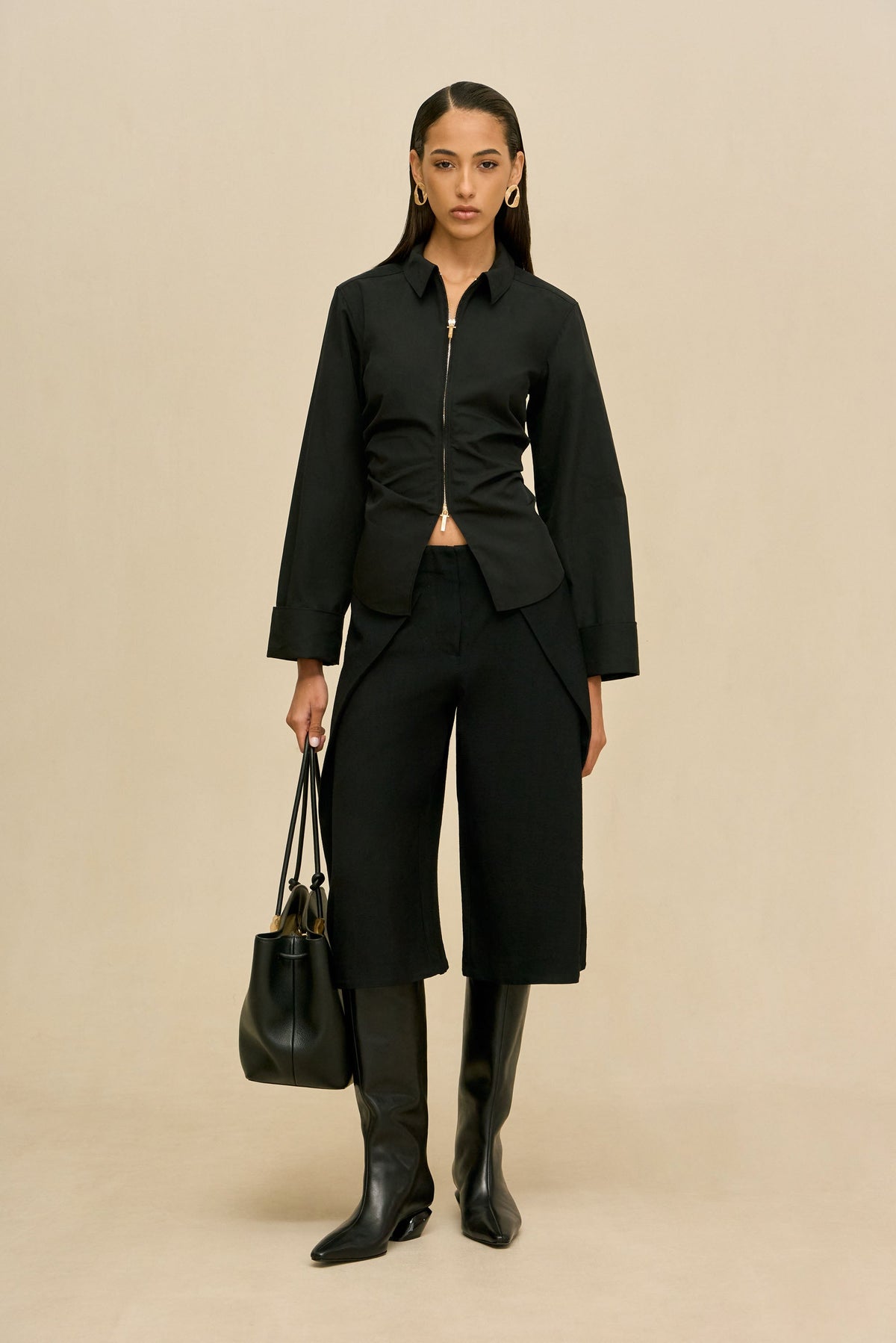 SENNE TOP - BLACK