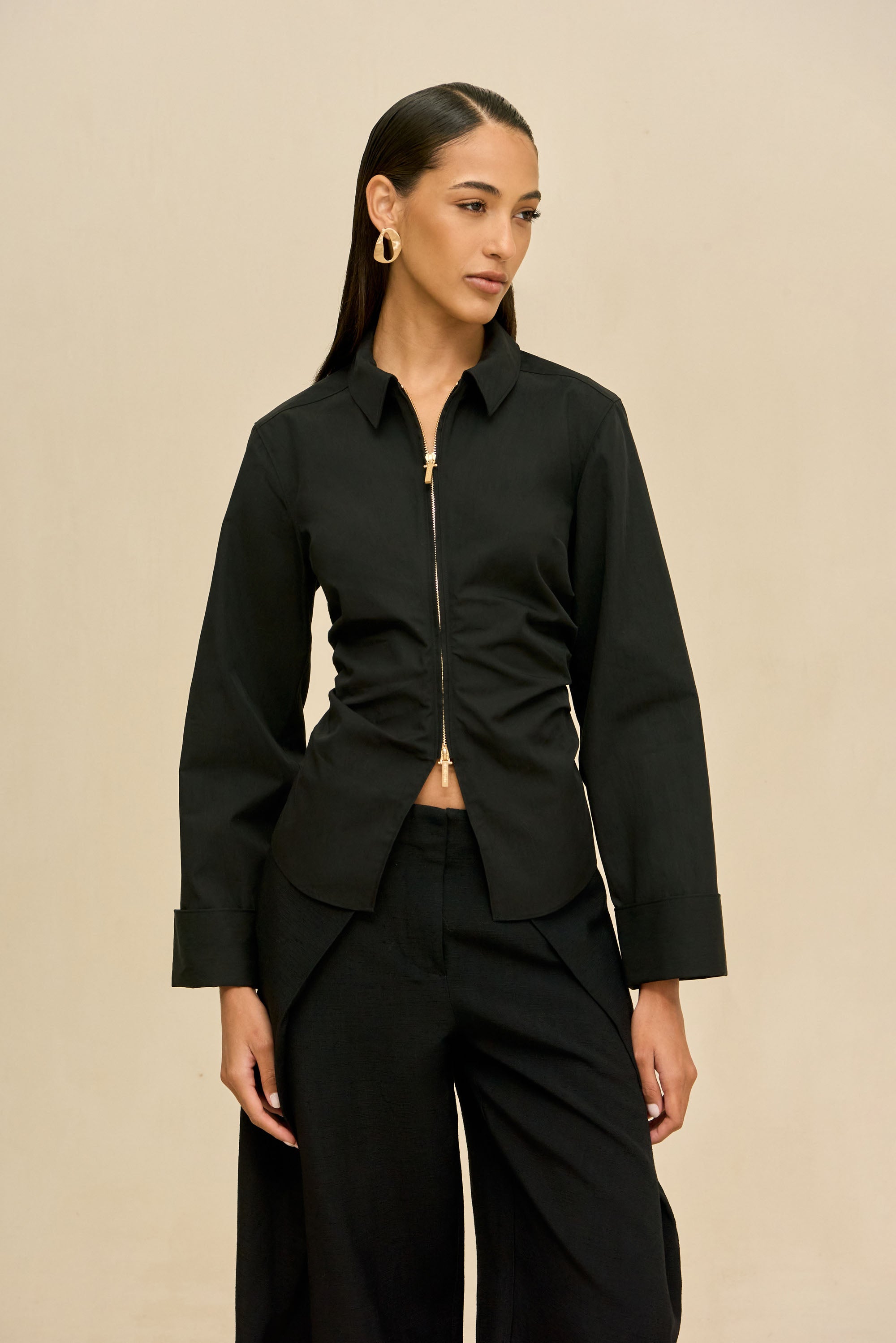 SENNE TOP - BLACK