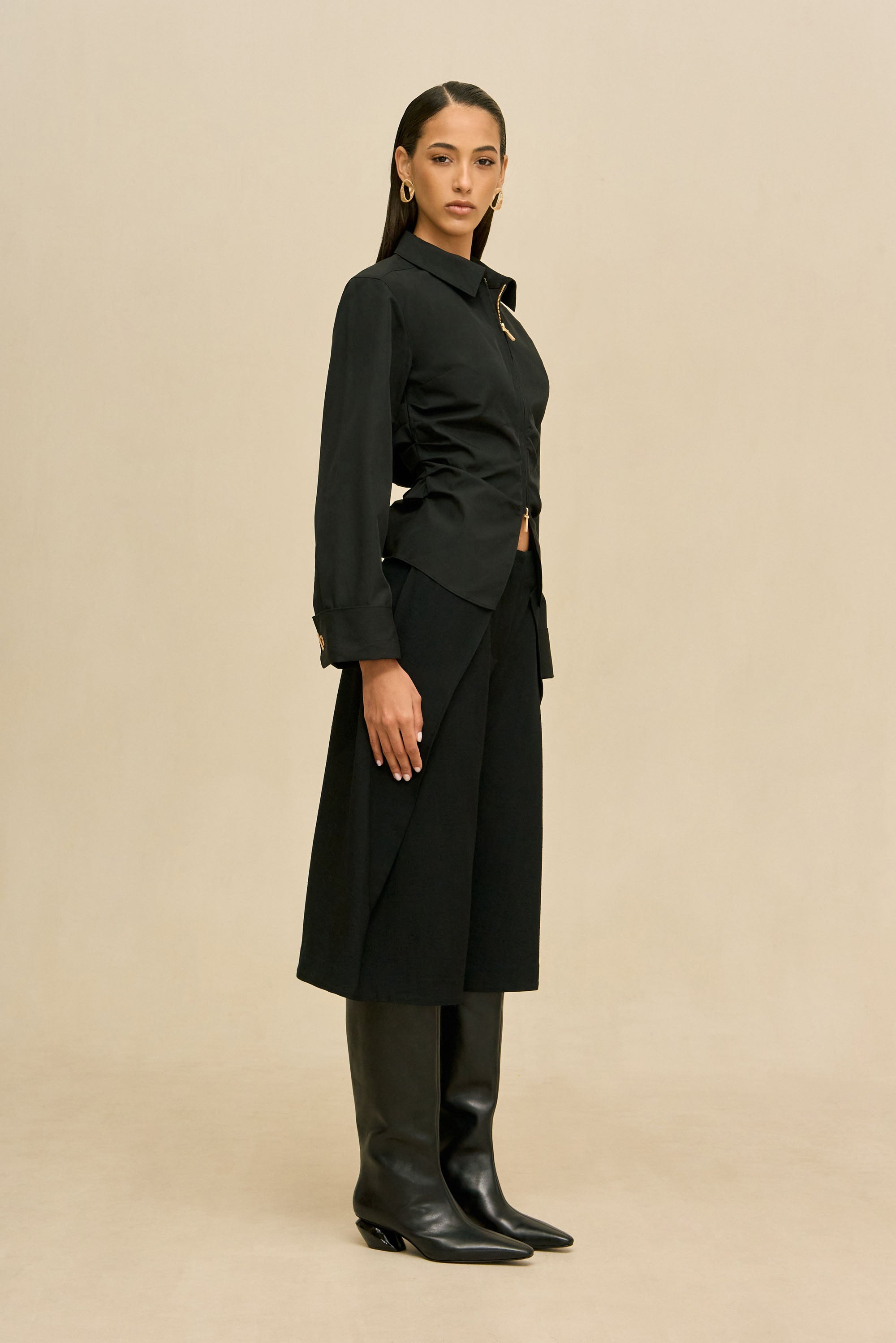 SENNE TOP - BLACK