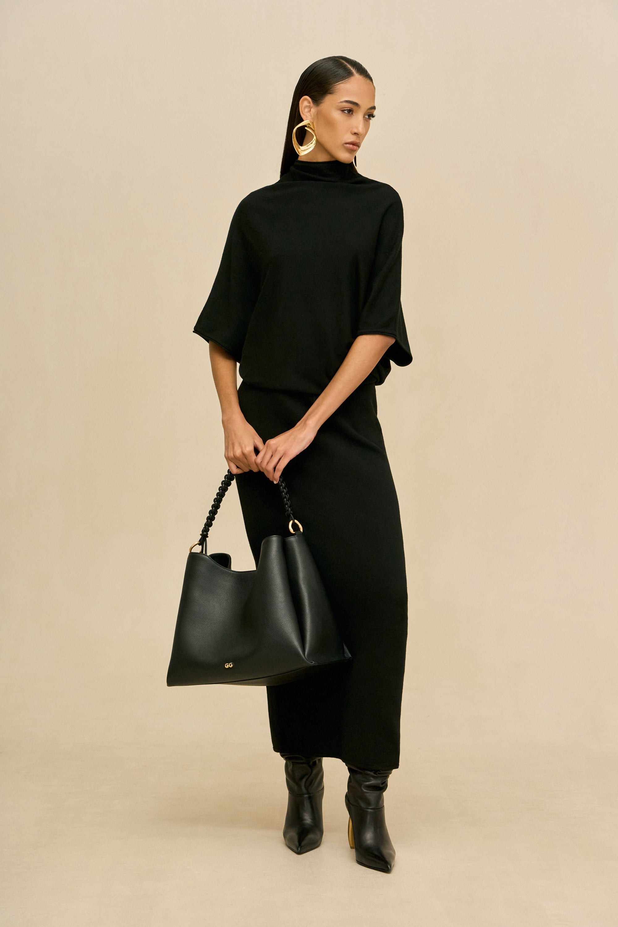 AZALEA TOP - BLACK