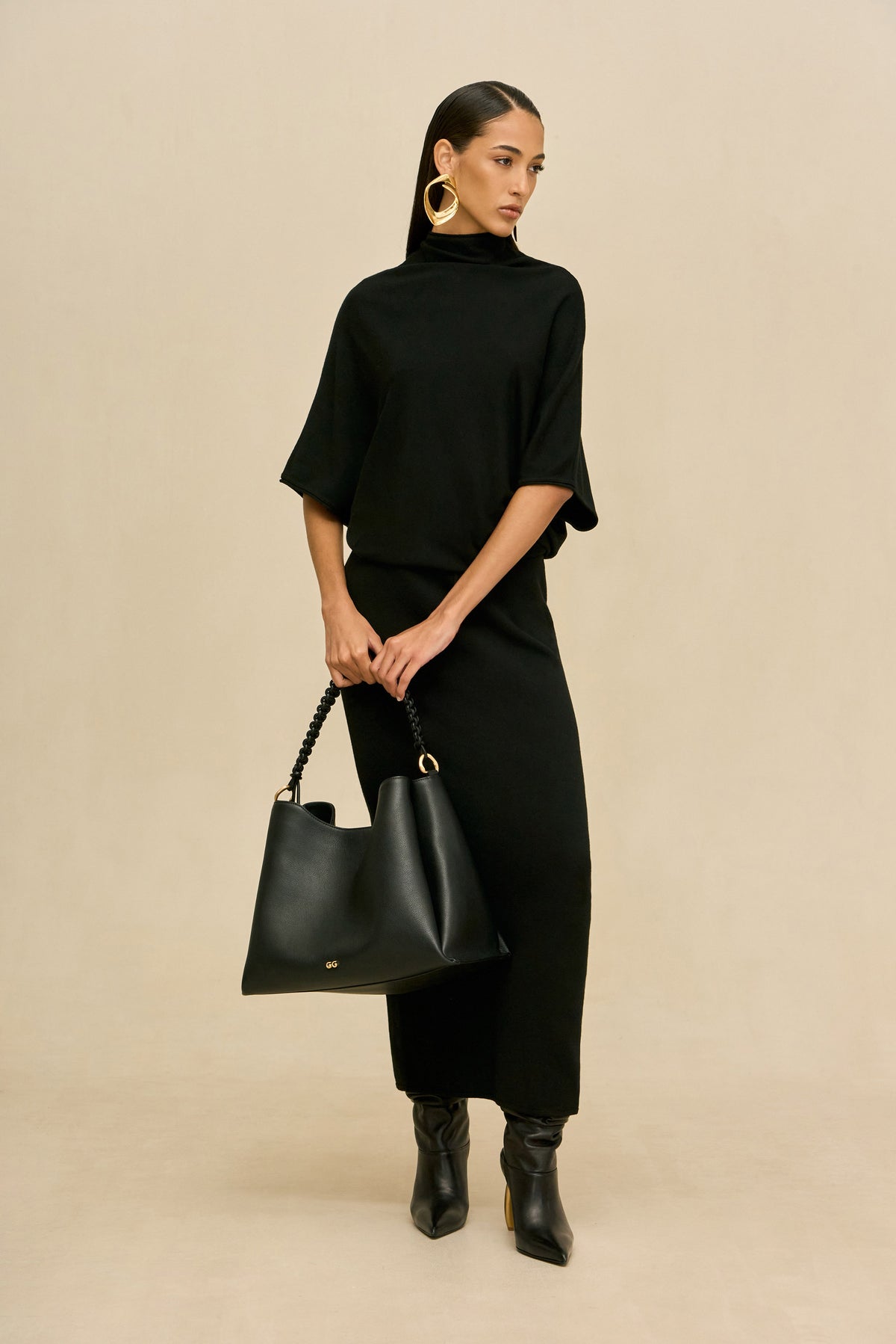 AZALEA TOP - BLACK