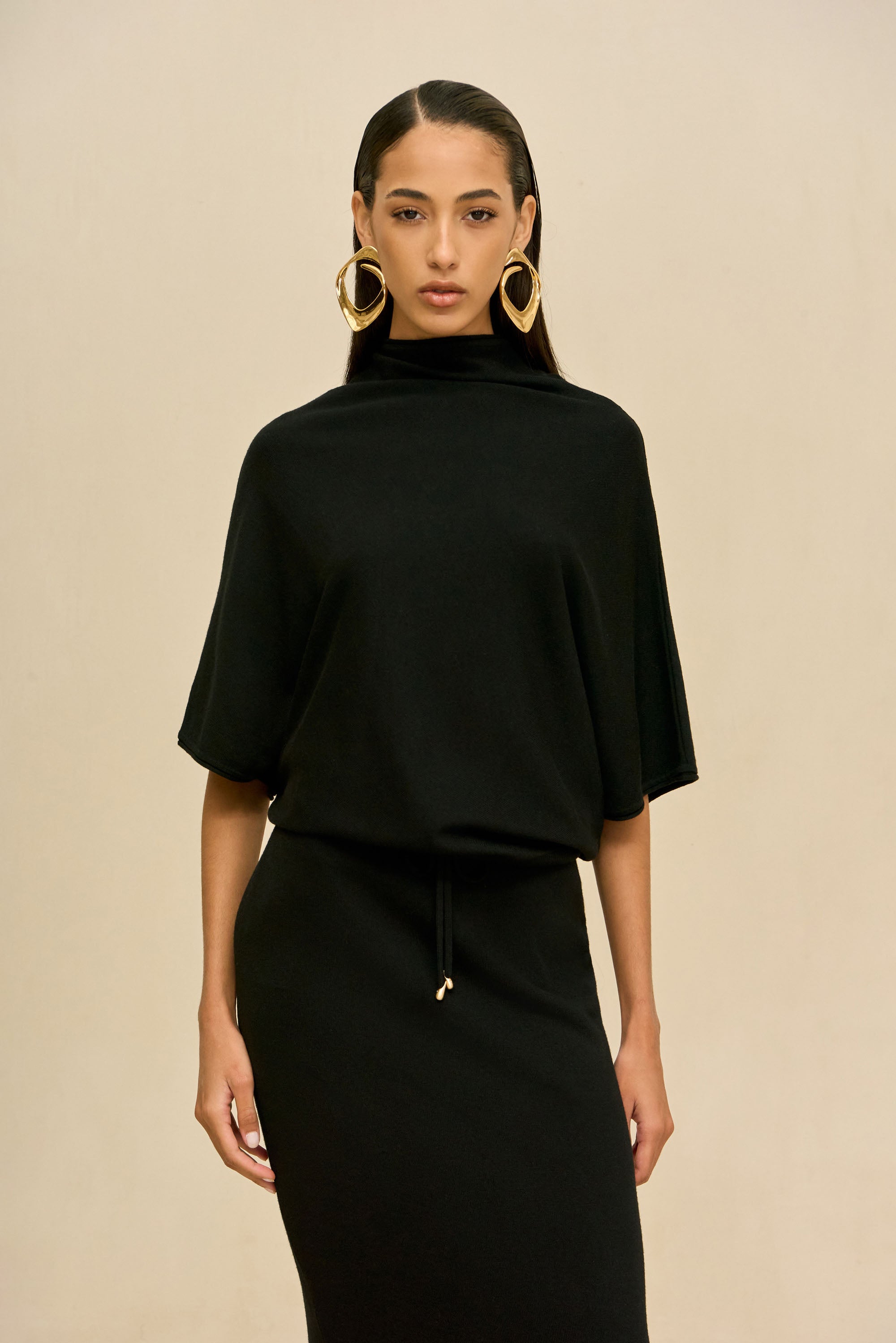 AZALEA TOP - BLACK