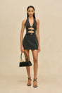 ANICE DRESS - CARBON WASH