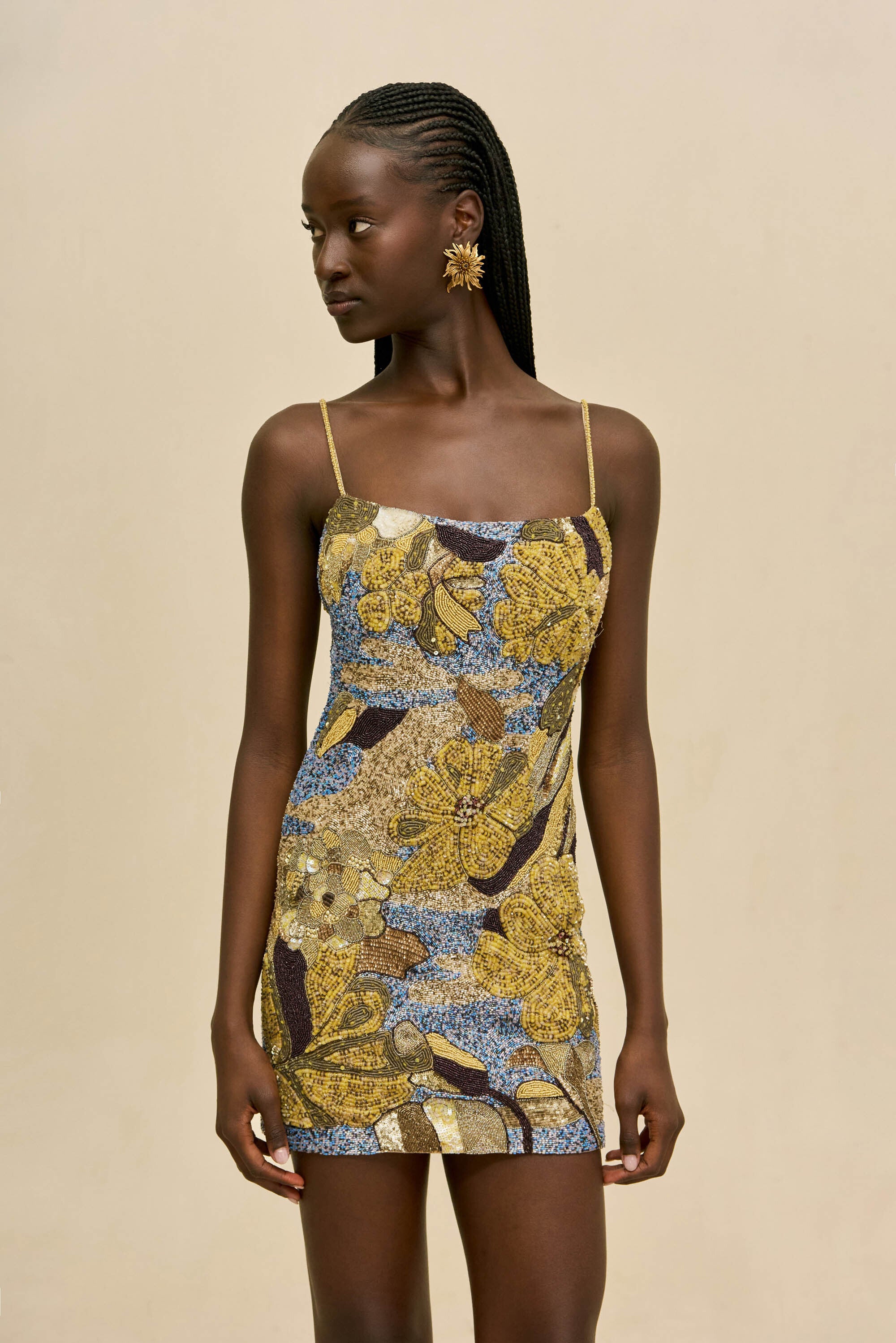 BEBE DRESS - WILD DAHLIA