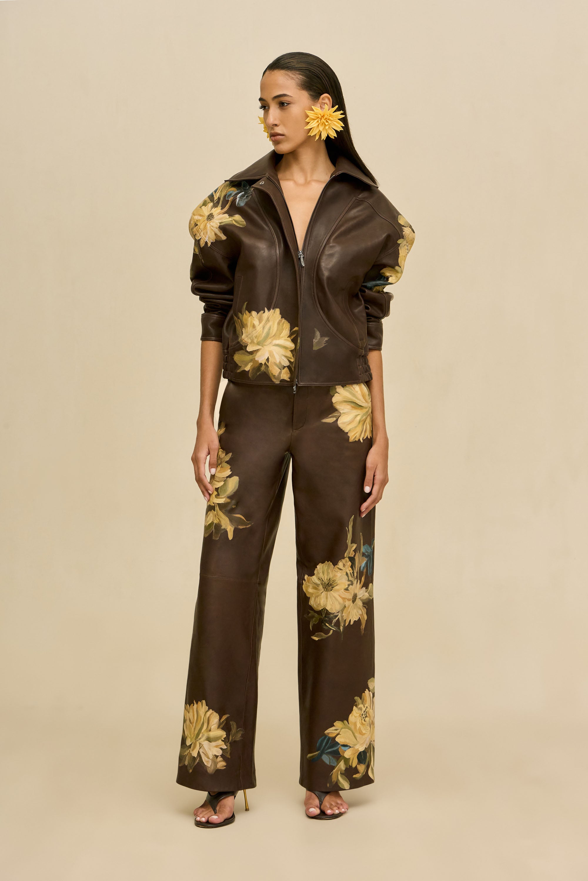 MATTHIEU LEATHER JACKET - LUWAK